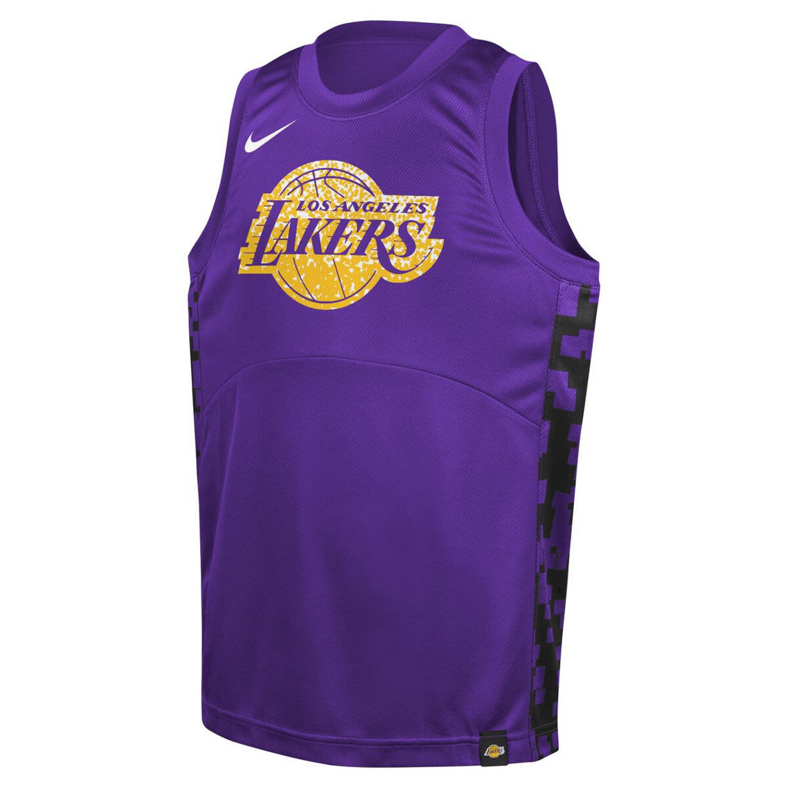 Nike Youth Purple Los Angeles Lakers Courtside Starting Five Team Jersey - Image 3 of 4