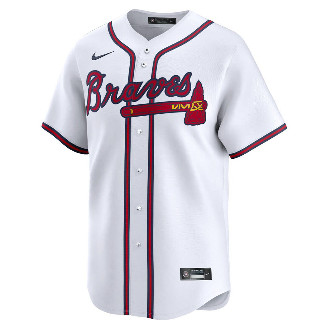 Nike Men's Marcell Ozuna White Atlanta Braves Home Limited Player Jersey - Image 3 of 4