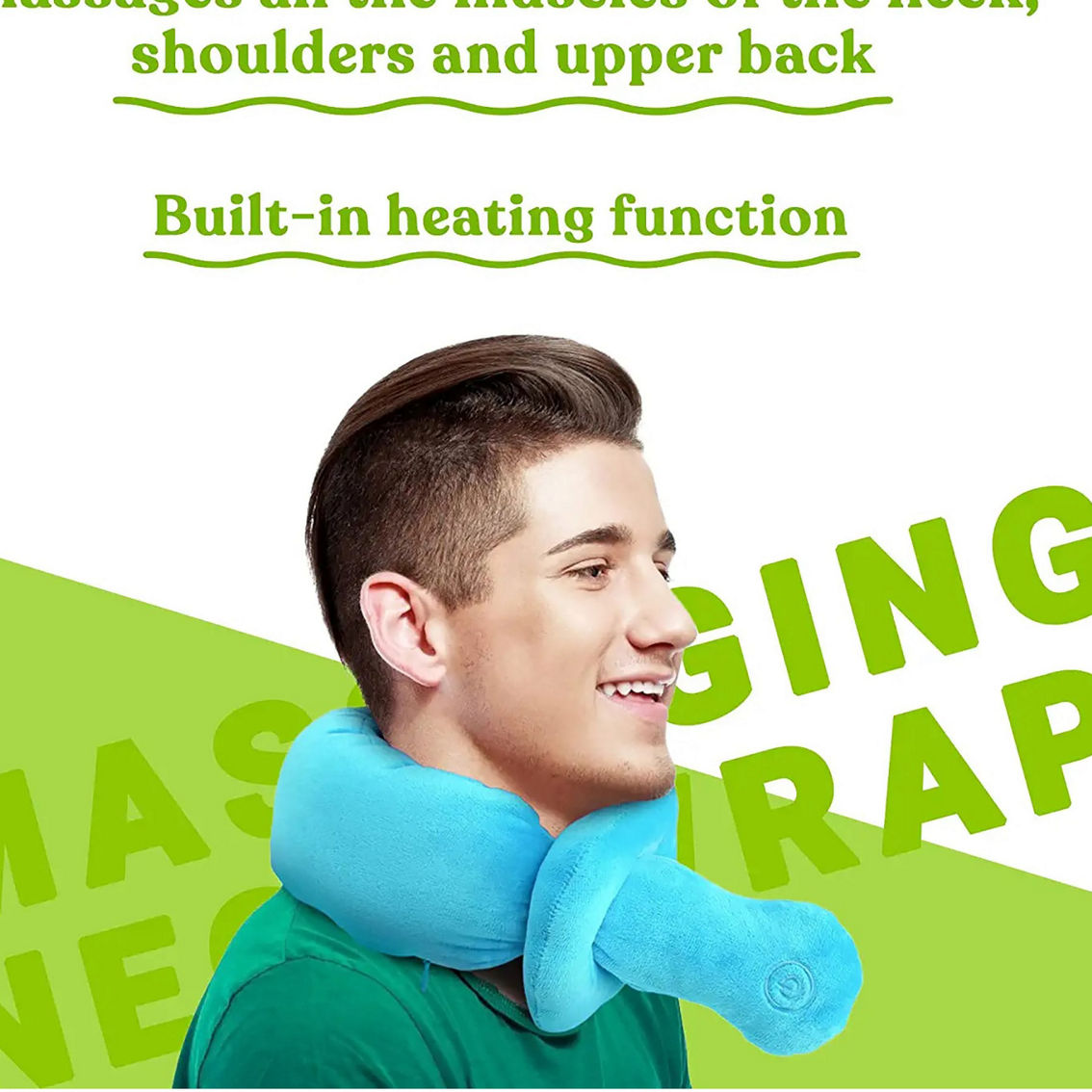 PURSONIC Portable Neck & Shoulder Adjustable Massaging Wrap - Image 4 of 5