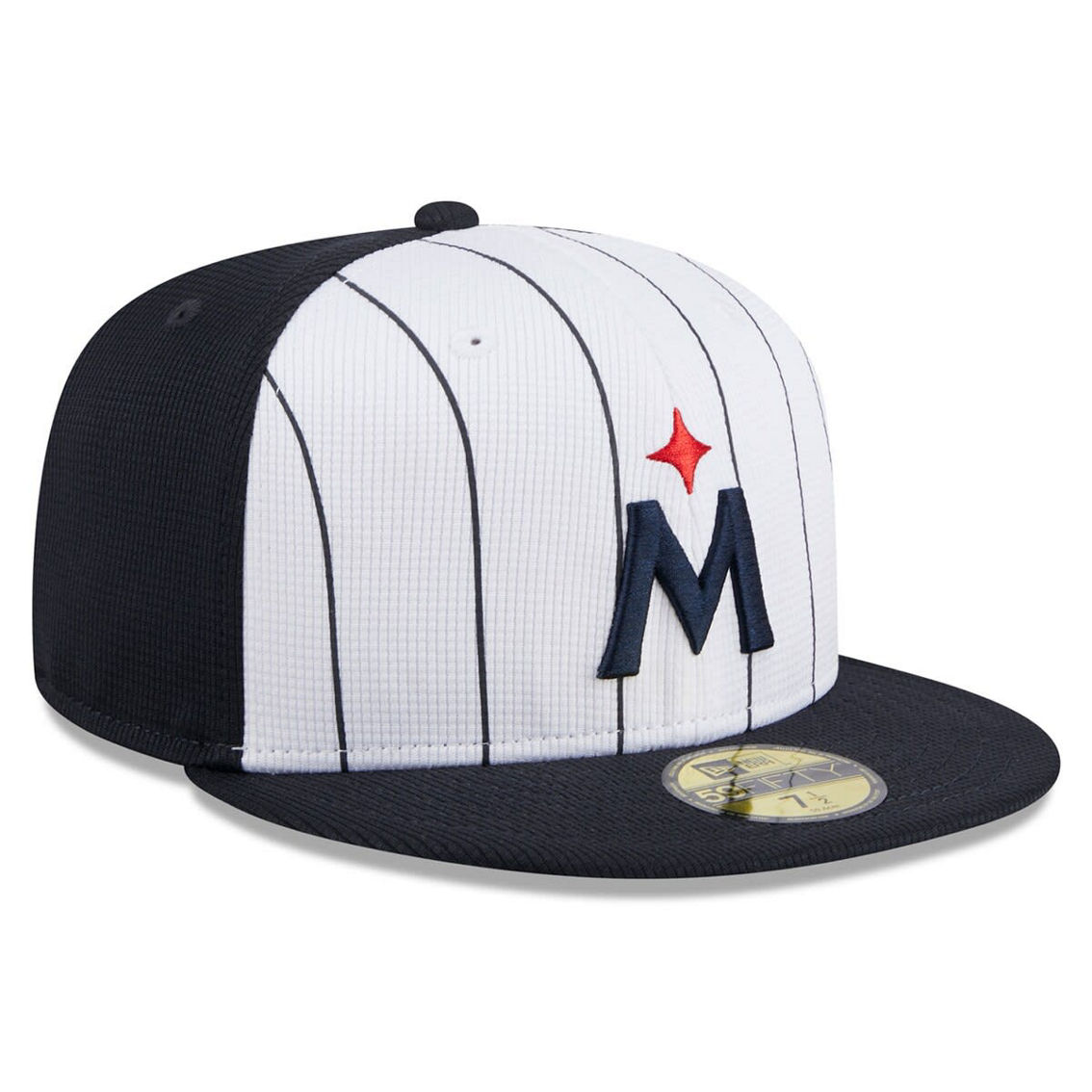 New Era Men's White Minnesota Twins 2024 Batting Practice 59FIFTY Fitted Hat - Image 4 of 4