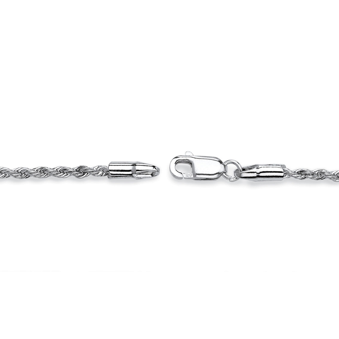PalmBeach Rope Chain Necklace in Sterling Silver 18