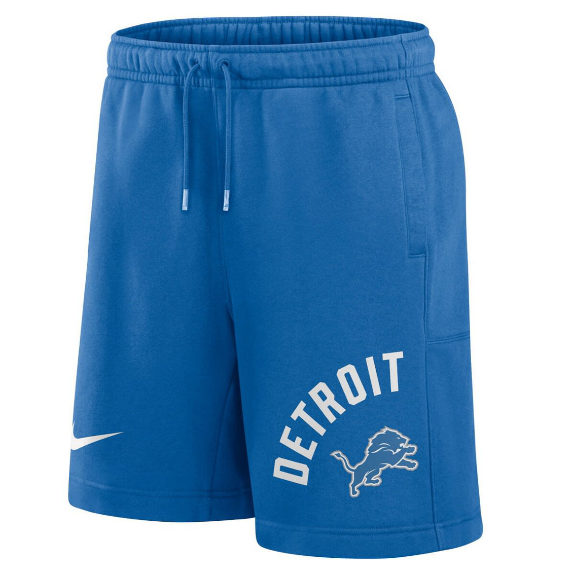 Nike Men's Blue Detroit Lions Arched Kicker Shorts - Image 3 of 4