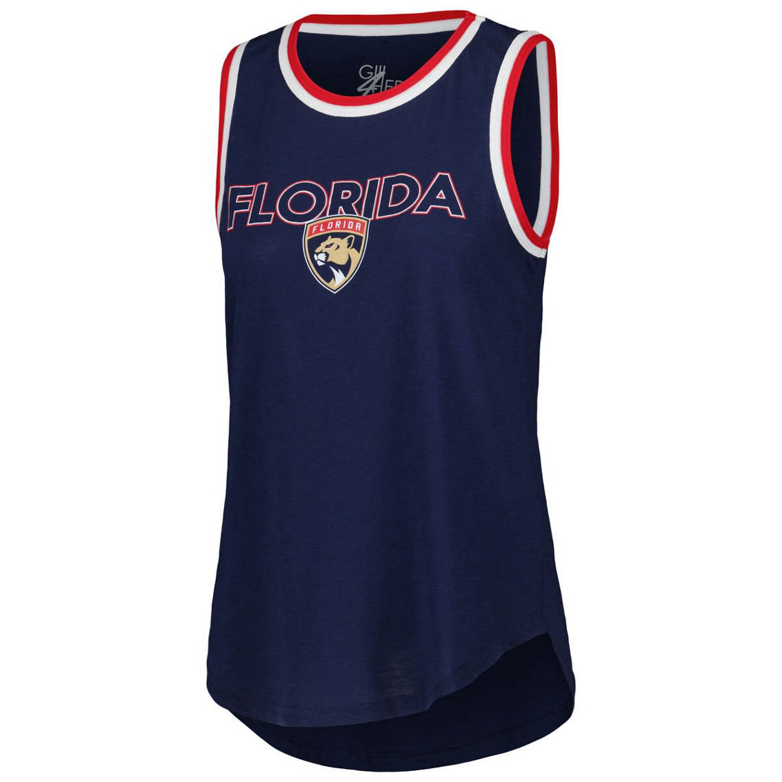G-III 4Her by Carl Banks Women's Navy Florida Panthers Strategy Tank Top - Image 3 of 4