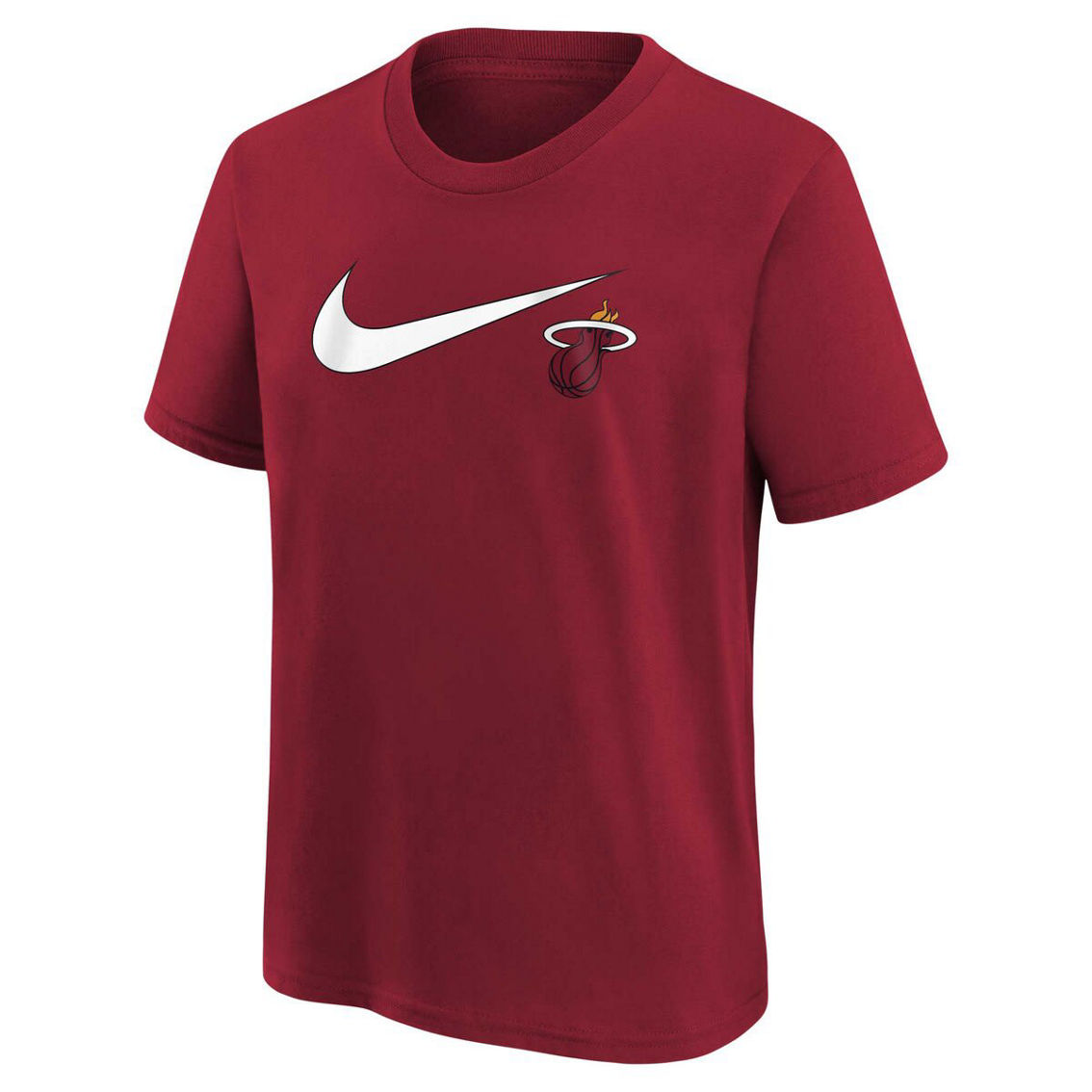 Nike Youth Red Miami Heat Swoosh T-Shirt - Image 3 of 4