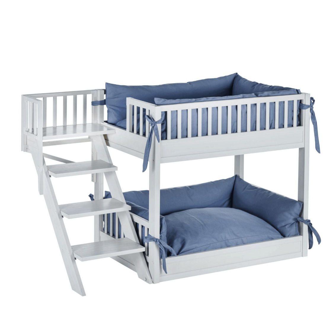 New Age Pet® ECOFLEX® Dog Bunk Bed with Removable Cushions - Grey - Image 2 of 5