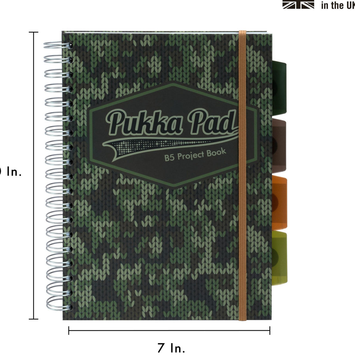 Pukka Pads Camo B5 Project Book - Pack 3 - Image 3 of 5