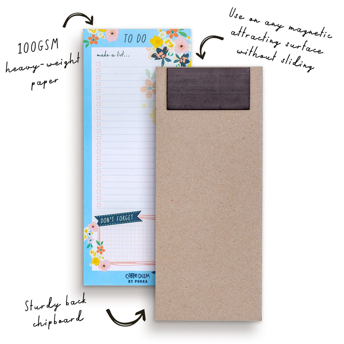 Pukka Pads Magnetic To Do List - Ditzy Floral - Pack 6 - Image 4 of 5