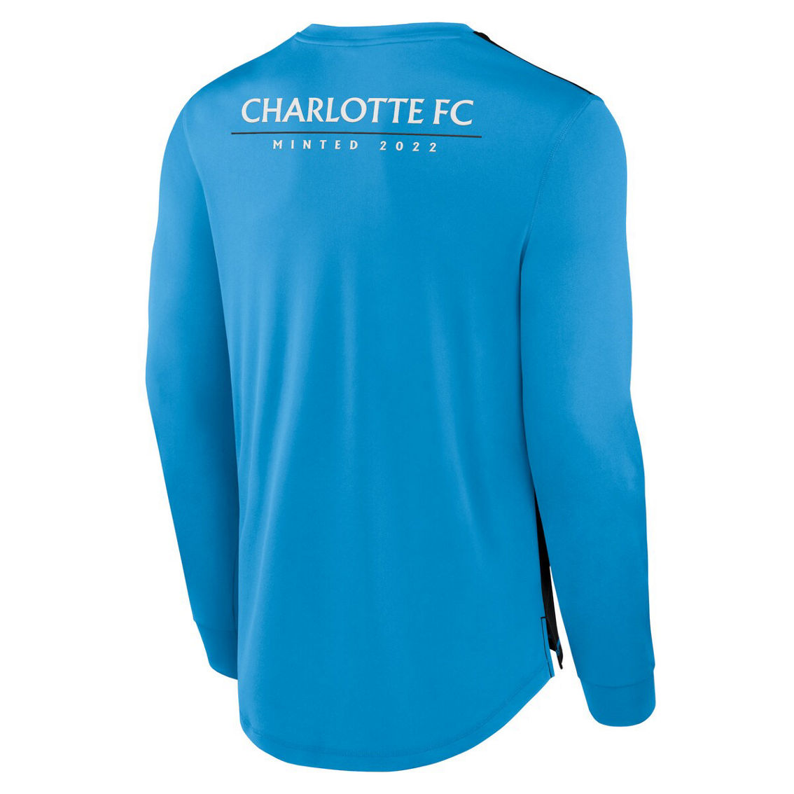 Fanatics Men's Fanatics Blue Charlotte FC Mid Goal Long Sleeve T-Shirt - Image 4 of 4