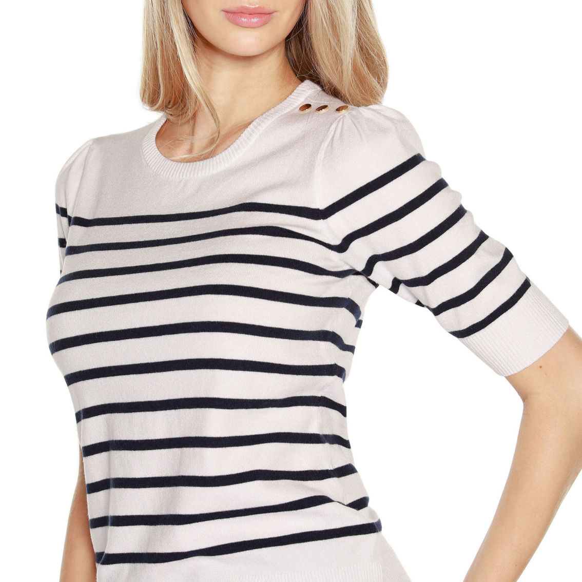 Belldini Breton Stripe Sweater - Image 4 of 4