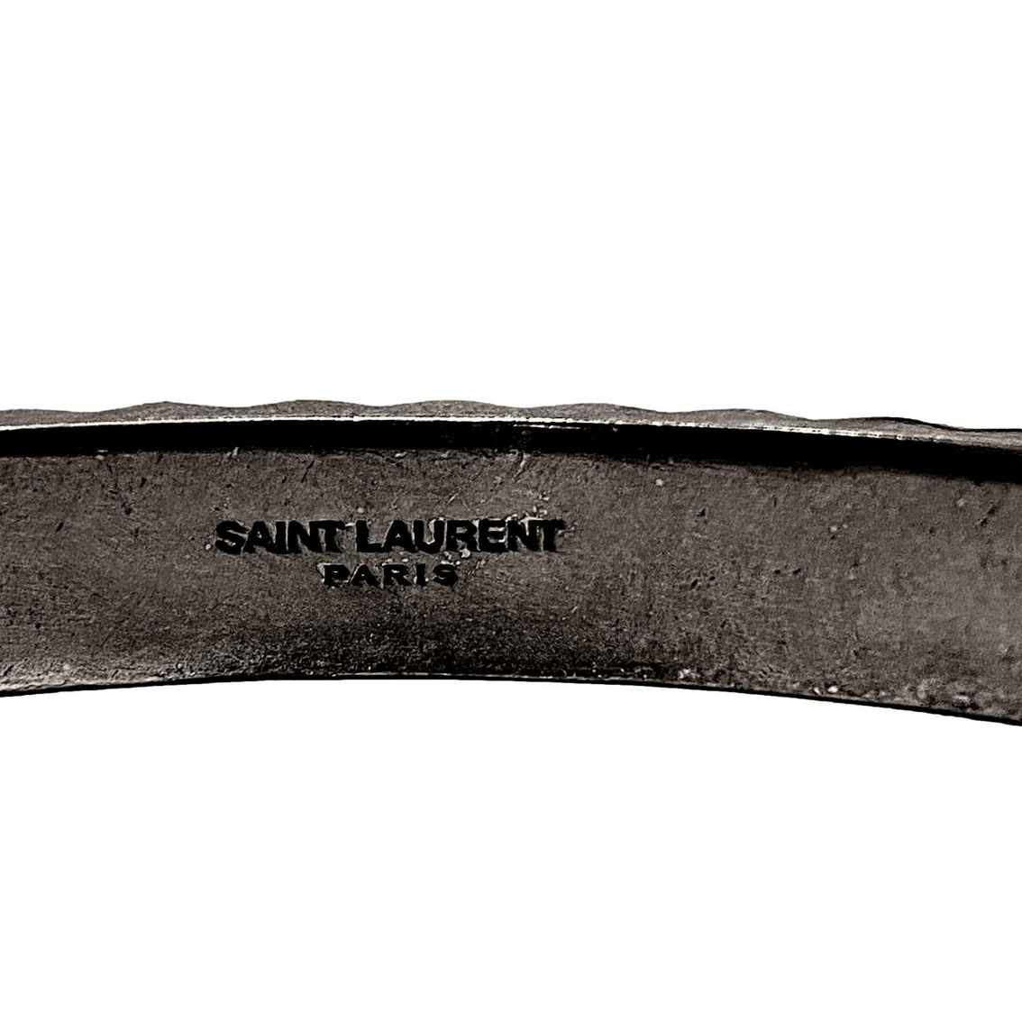 Saint Laurent Gear Dark Gunmetal Bracelet Medium (New) - Image 5 of 5