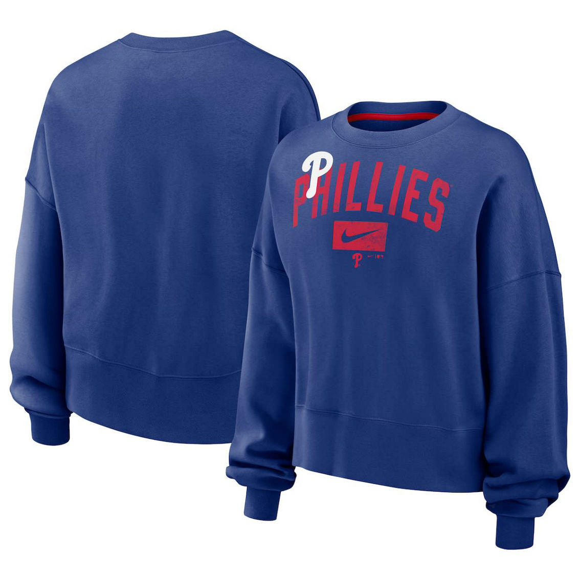 Nike Women's Royal Philadelphia Phillies Pullover Sweatshirt - Image 2 of 4