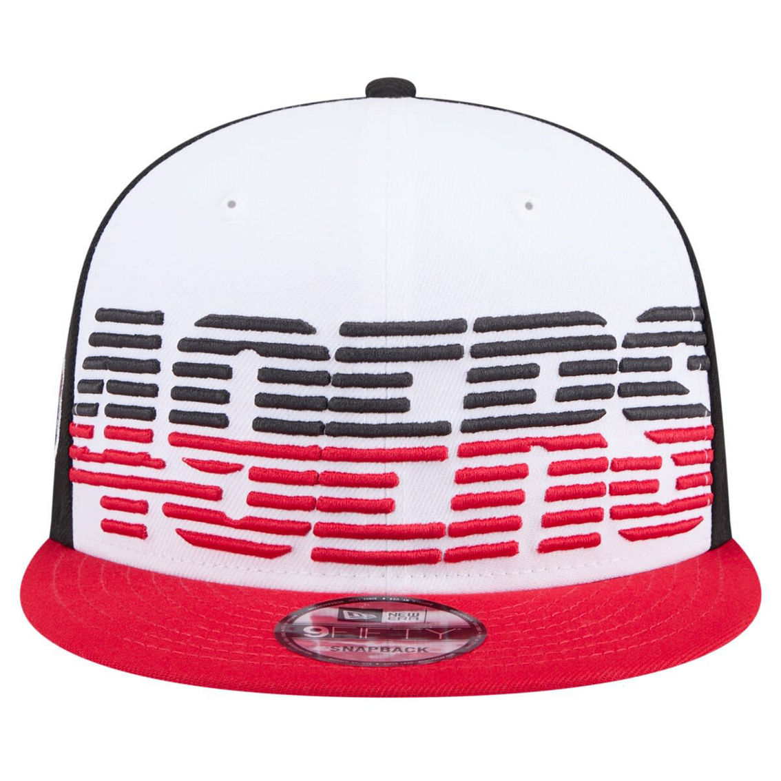 New Era Men's White/Scarlet San Francisco 49ers Throwback Space 9FIFTY Snapback Hat - Image 3 of 4
