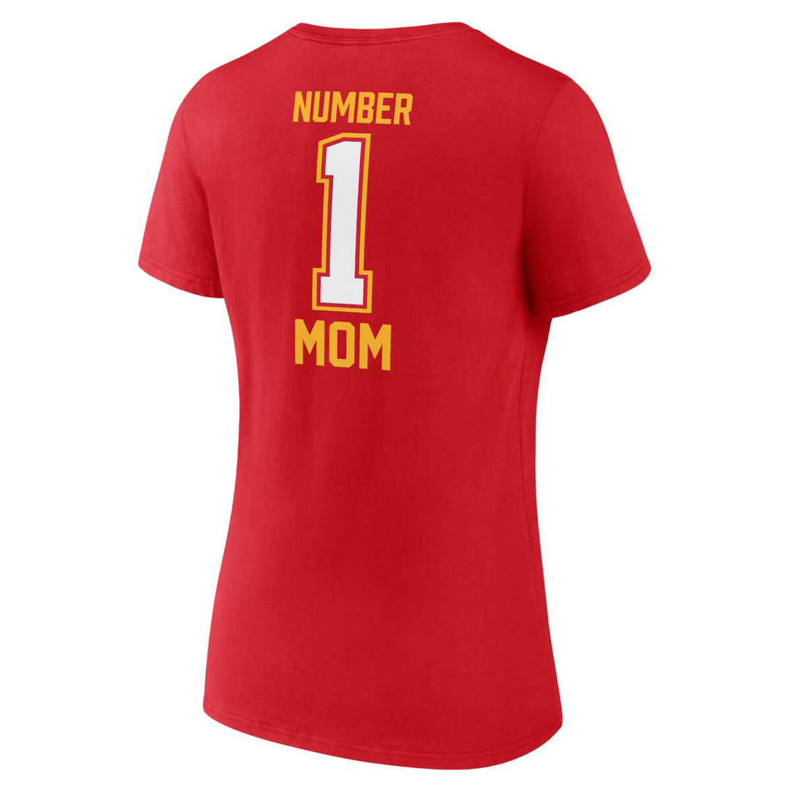 Fanatics Branded Women's Red Kansas City Chiefs Mother's Day V-Neck T-Shirt - Image 4 of 4