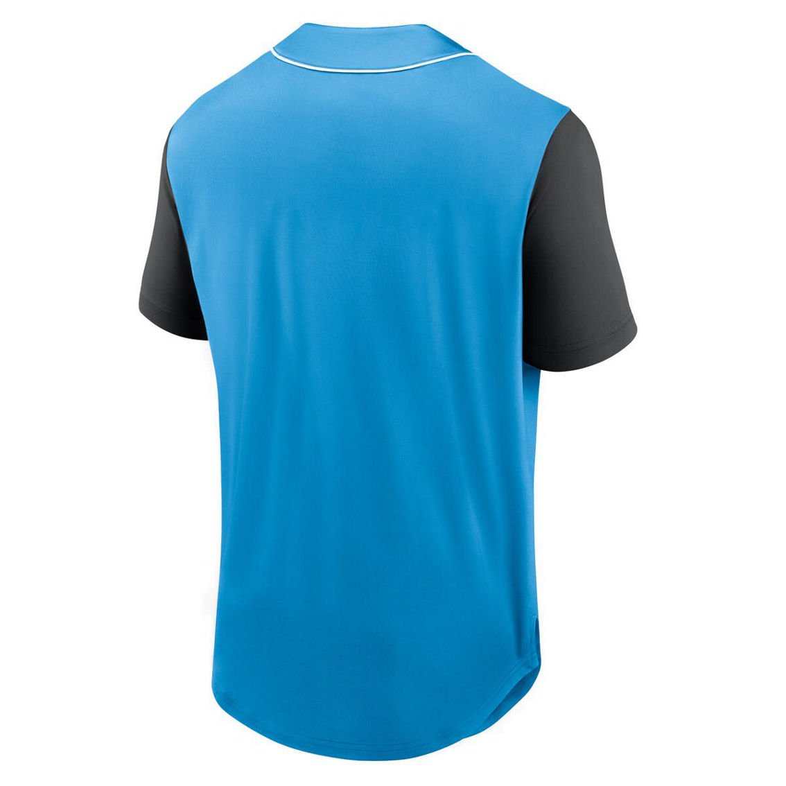 Fanatics Branded Men's Blue Charlotte FC Balance Fashion Baseball Jersey - Image 4 of 4
