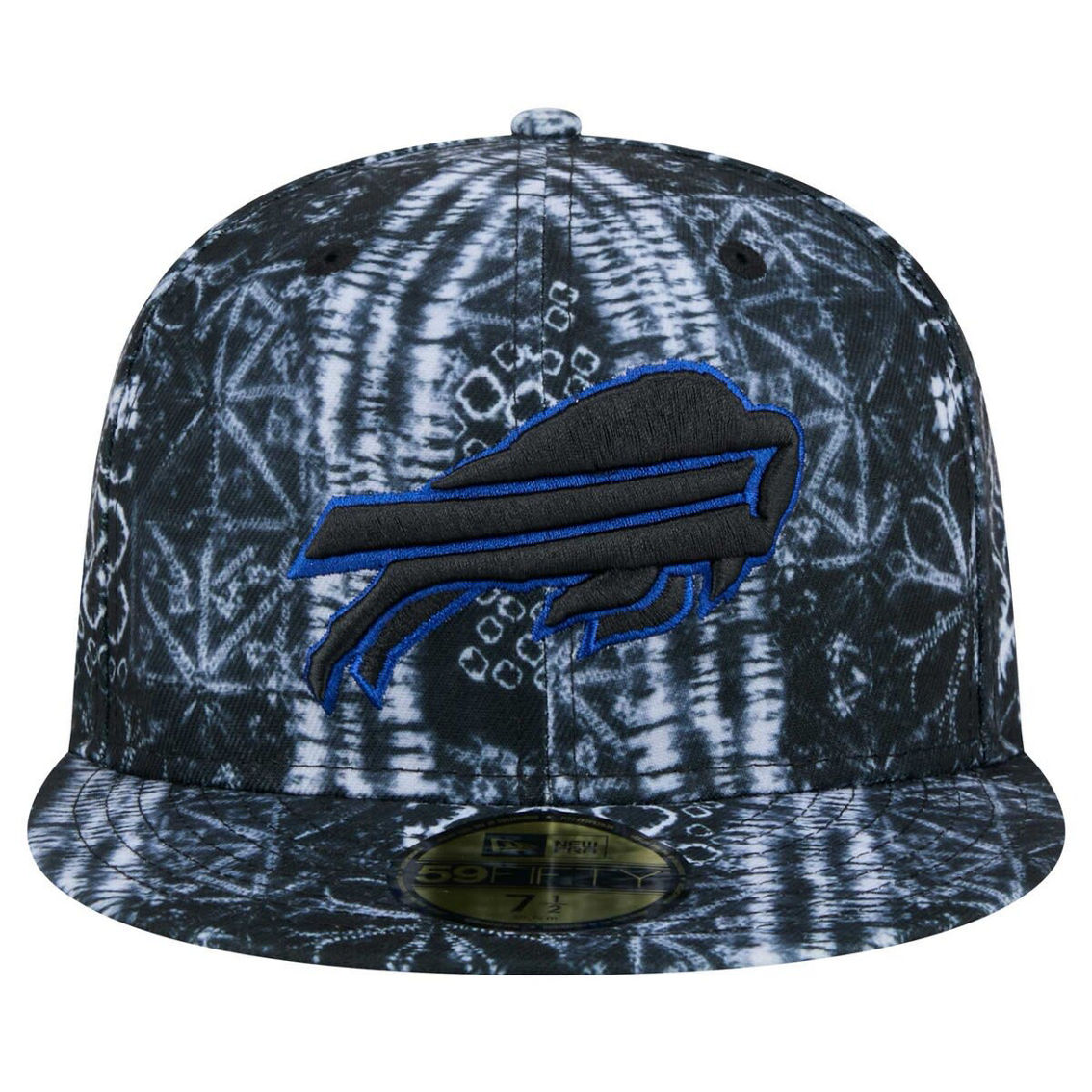 New Era Men's Black Buffalo Bills Shibori 59FIFTY Fitted Hat - Image 3 of 4