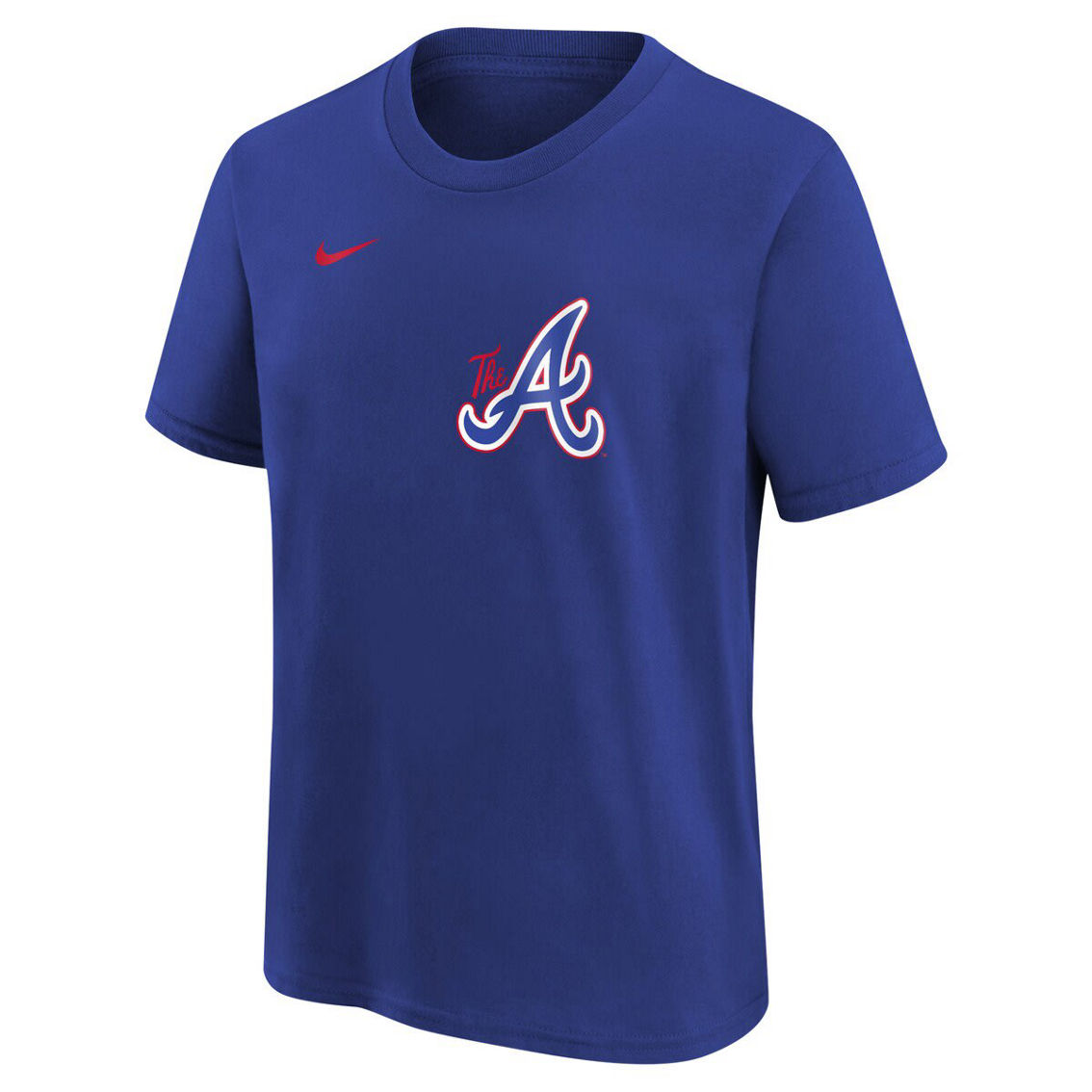 Nike Youth Royal Atlanta Braves City Connect Wordmark T-Shirt - Image 3 of 4