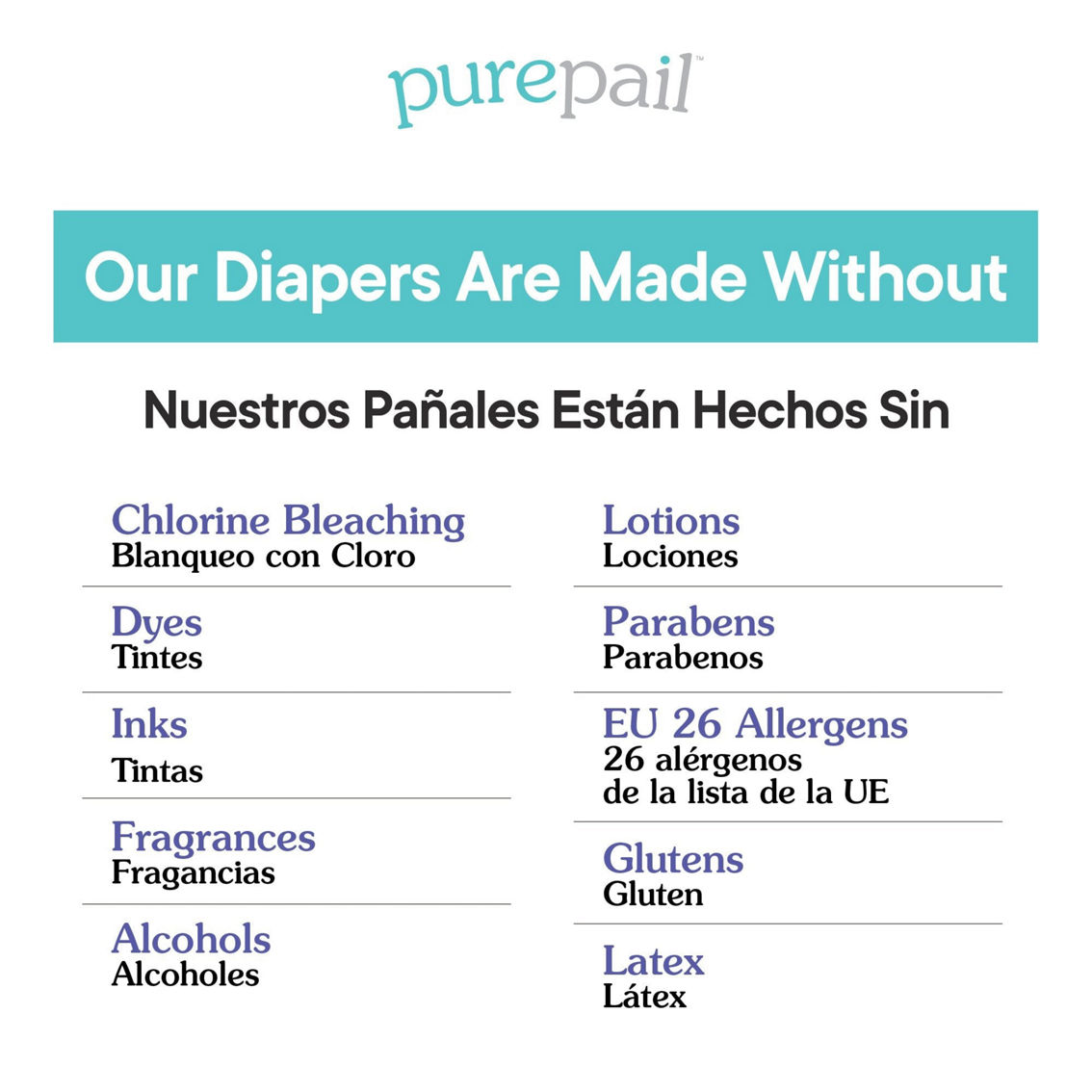 PurePail Disposable Diapers with Pure Fit - Image 3 of 5