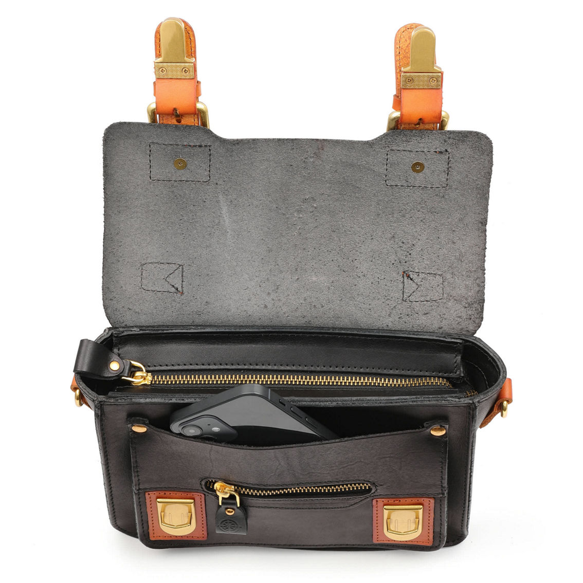 Old Trend Aster Mini Leather Satchel - Image 4 of 5