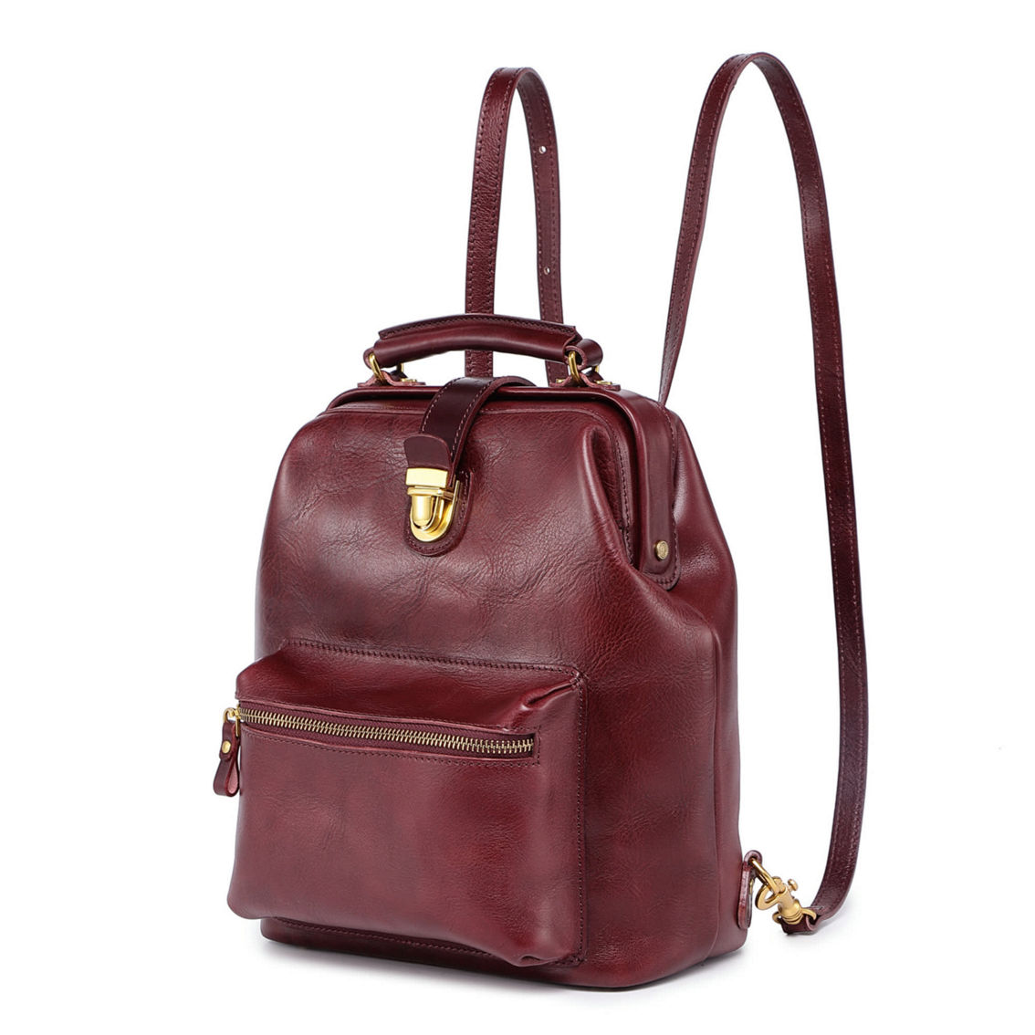 Old Trend Doctor Convertible Leather Backpack - Image 2 of 5