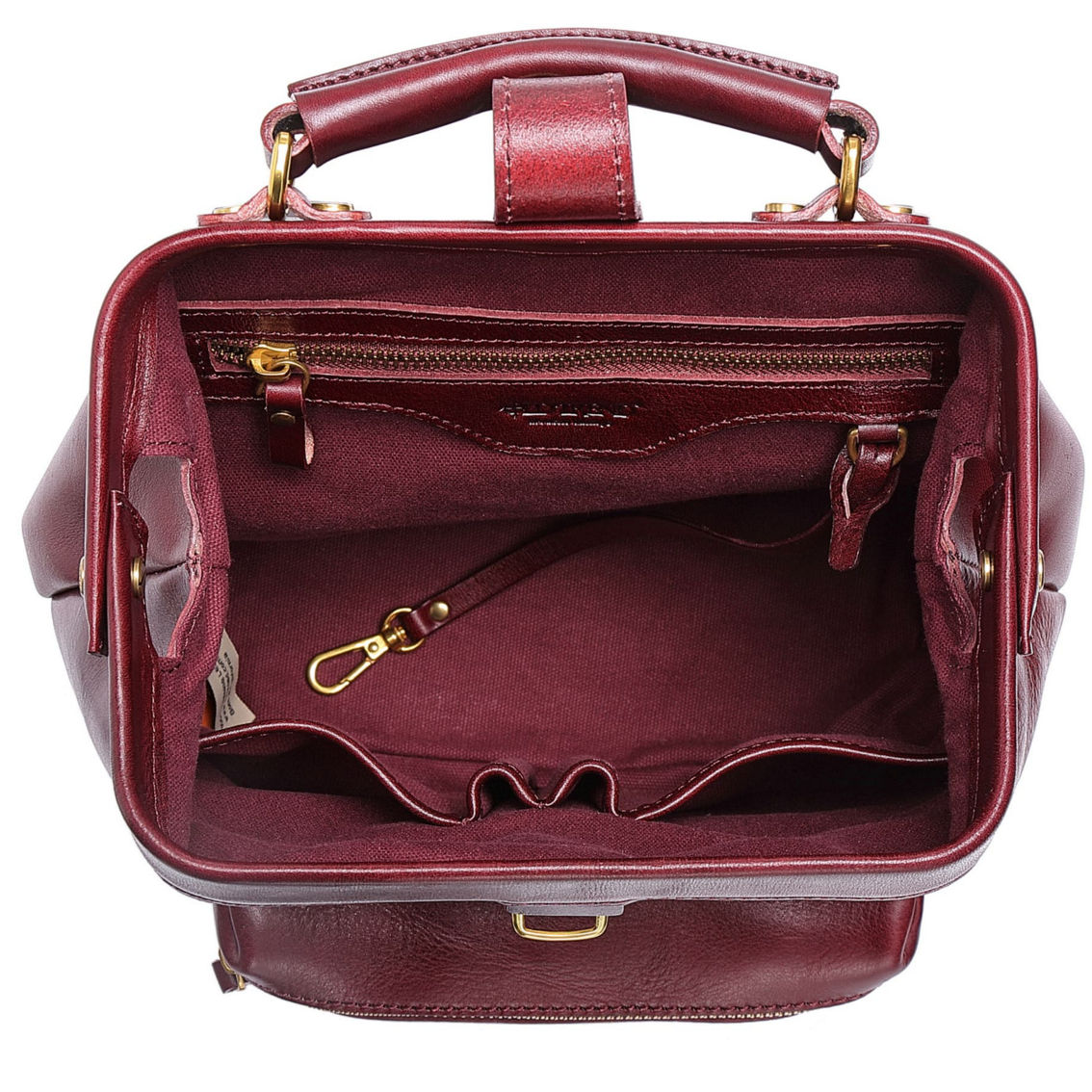 Old Trend Doctor Convertible Leather Backpack - Image 3 of 5