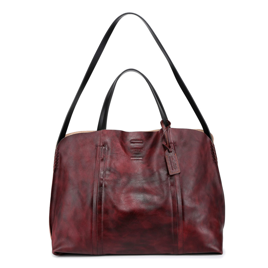 Old Trend Forest Island Leather Tote - Image 3 of 5