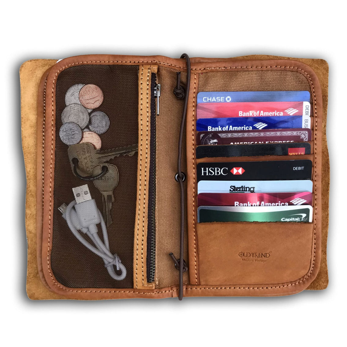 Old Trend Nomad Organizer Leather Wallet - Image 4 of 5