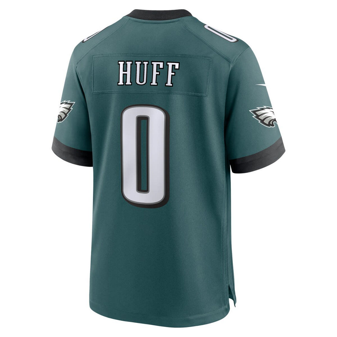 Nike Men's Bryce Huff Midnight Green Philadelphia Eagles Game Player Jersey - Image 4 of 4