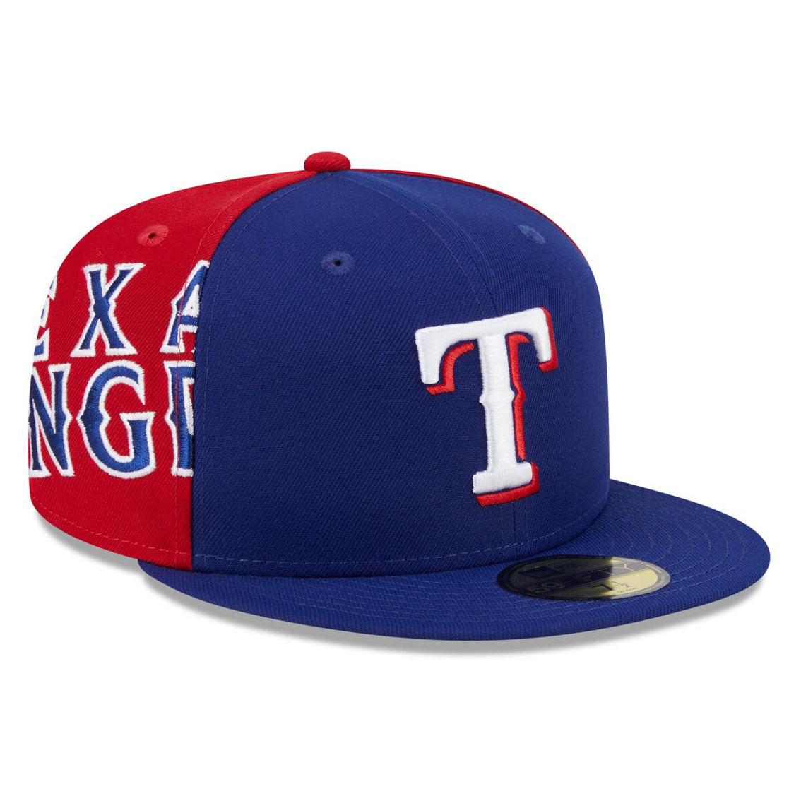 New Era Men's Royal/Red Texas Rangers Gameday Sideswipe 59FIFTY Fitted Hat - Image 2 of 4