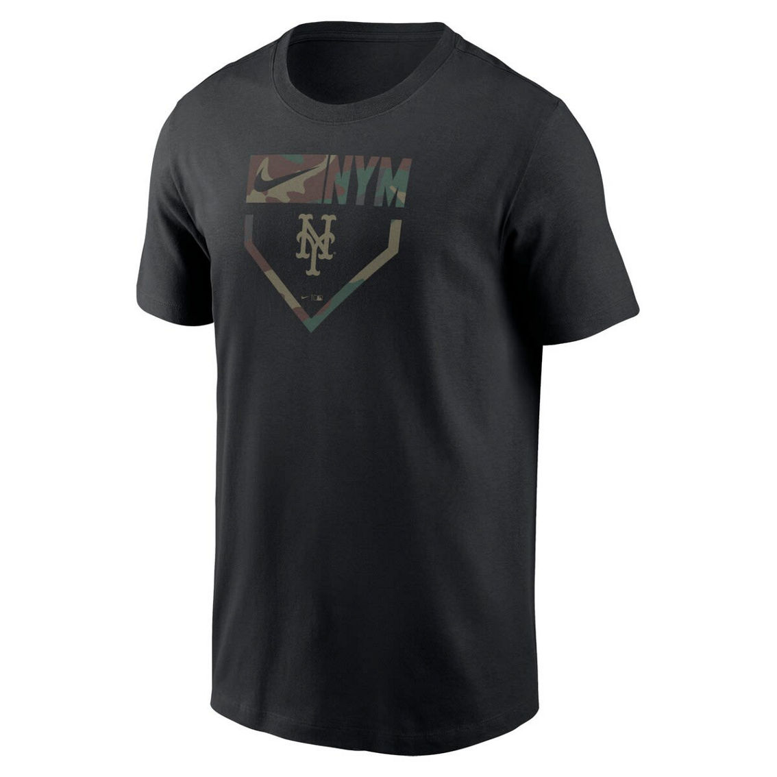 Nike Men's Black New York Mets Camo T-Shirt - Image 3 of 4