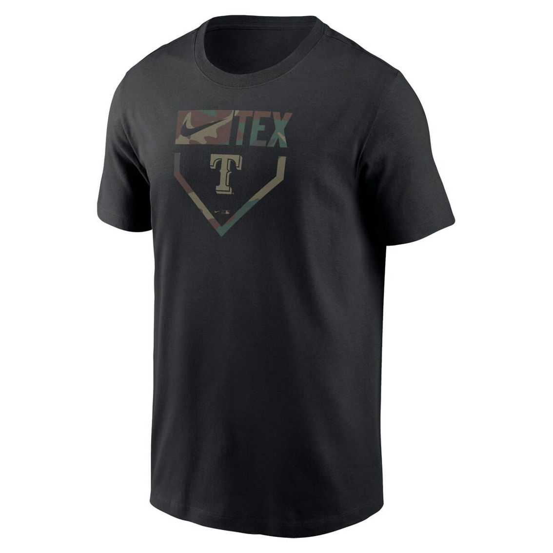 Nike Men's Black Texas Rangers Camo T-Shirt - Image 3 of 4