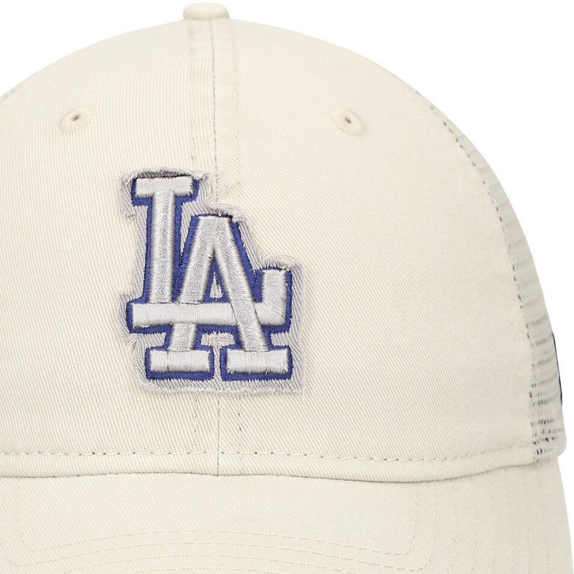 New Era Men's Stone Los Angeles Dodgers Game Day 9TWENTY Adjustable Trucker Hat - Image 3 of 4