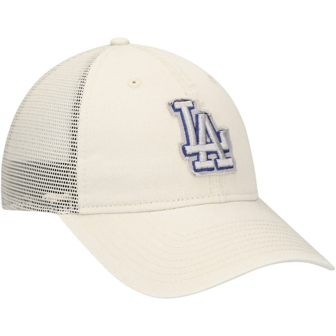 New Era Men's Stone Los Angeles Dodgers Game Day 9TWENTY Adjustable Trucker Hat - Image 4 of 4