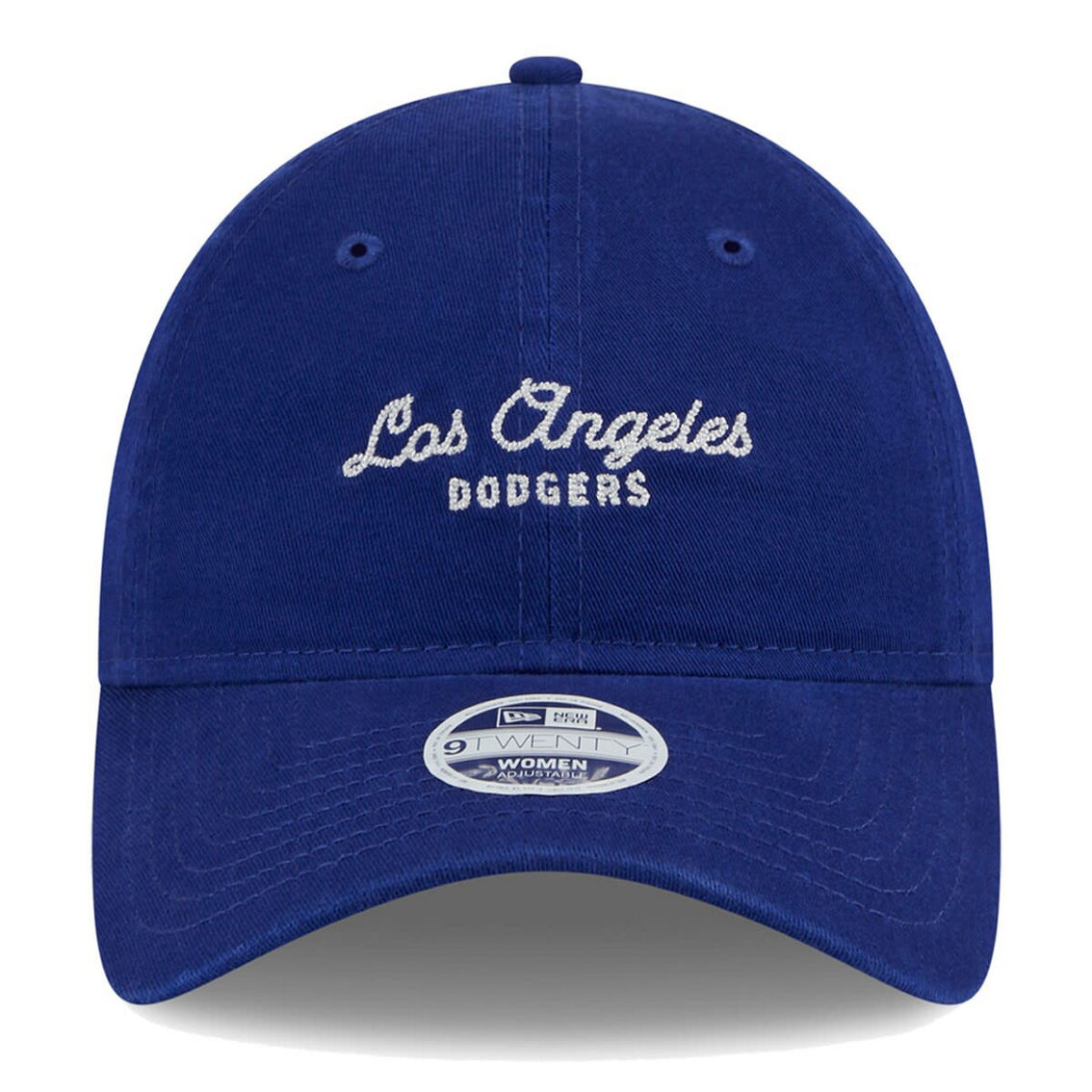 New Era Women's Royal Los Angeles Dodgers Script 9TWENTY Adjustable Hat - Image 3 of 4