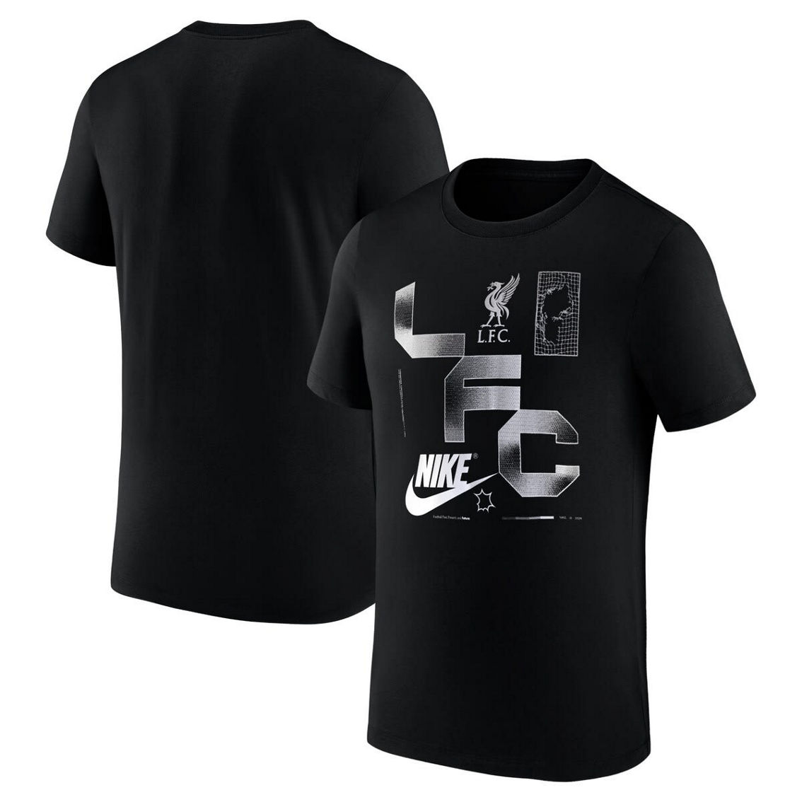 Nike Men's Black Liverpool Futura T-Shirt - Image 2 of 4