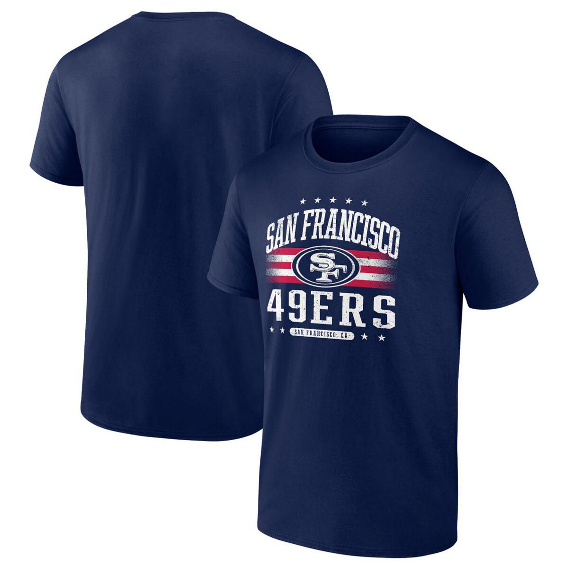 Fanatics Branded Men's Navy San Francisco 49ers Americana T-Shirt - Image 2 of 4