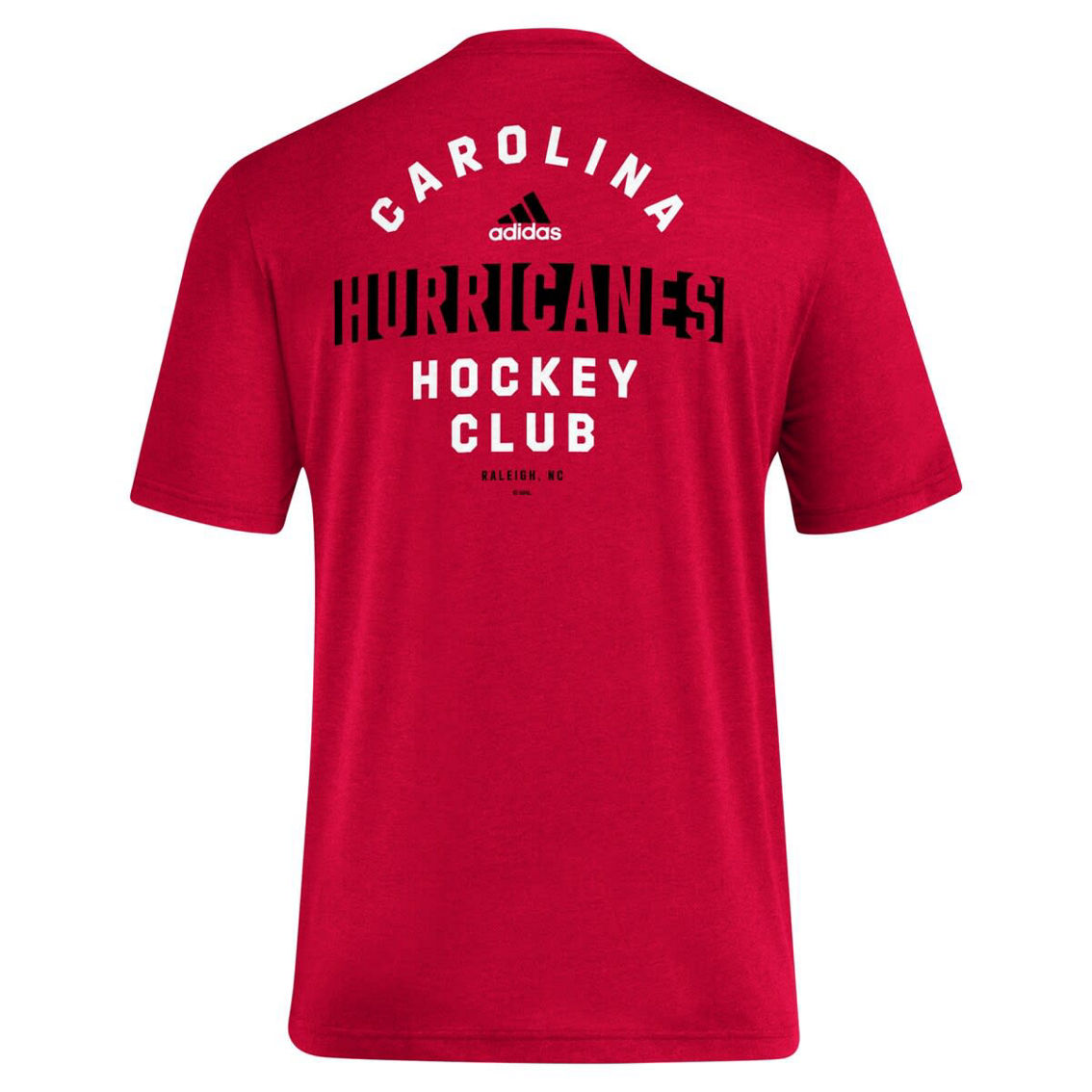 adidas Men's Red Carolina Hurricanes Blend T-Shirt - Image 4 of 4