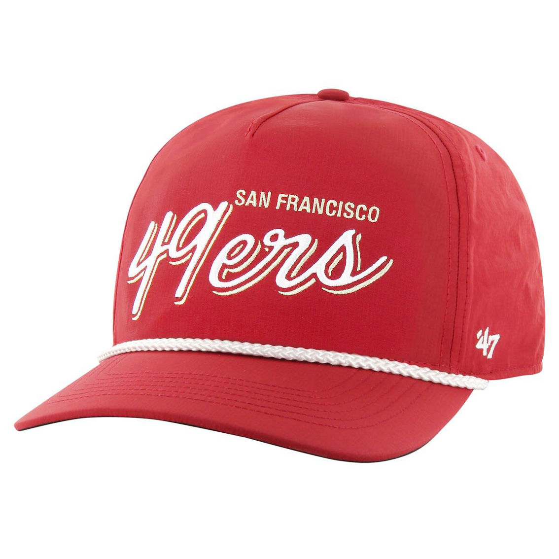 '47 Men's Scarlet San Francisco 49ers Fairway Hitch brrr Adjustable Hat - Image 2 of 3