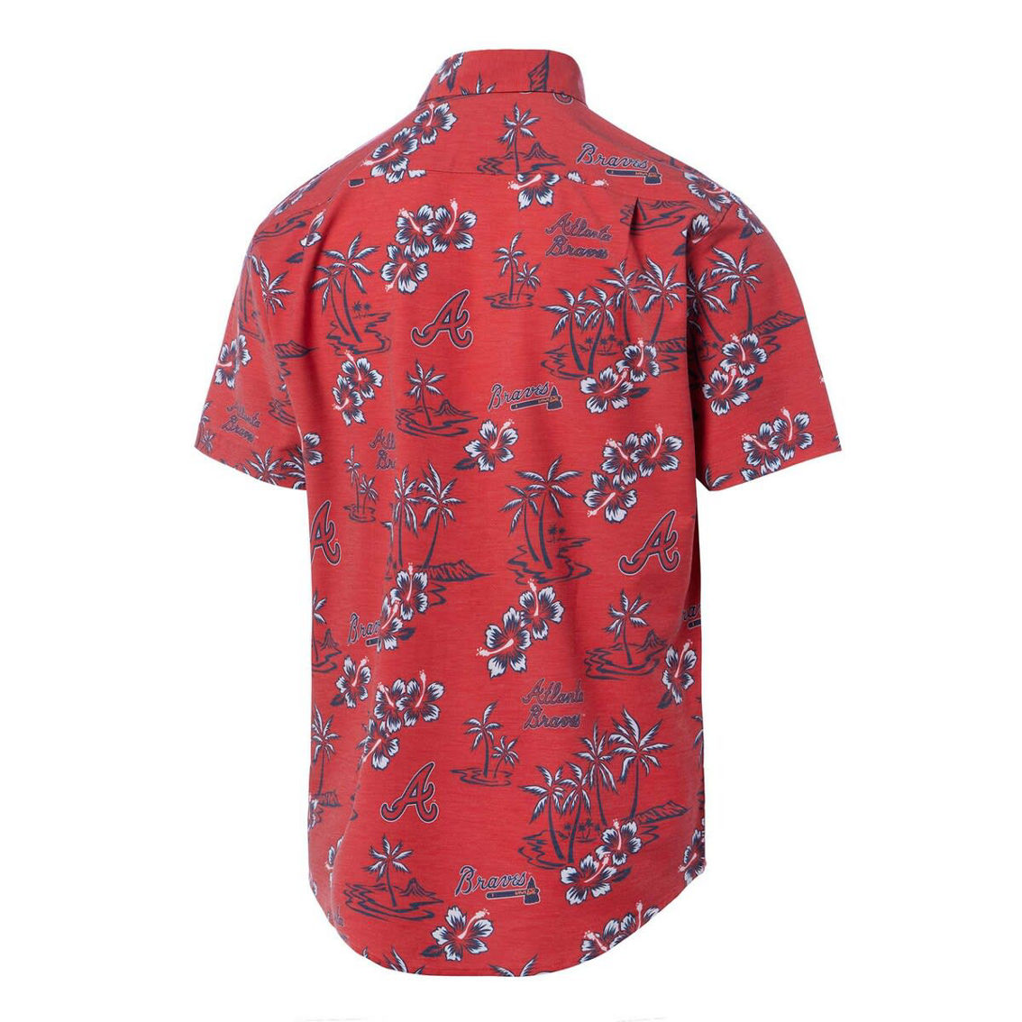 Reyn Spooner Men's Red Atlanta Braves Kekai Button-Down Shirt - Image 4 of 4