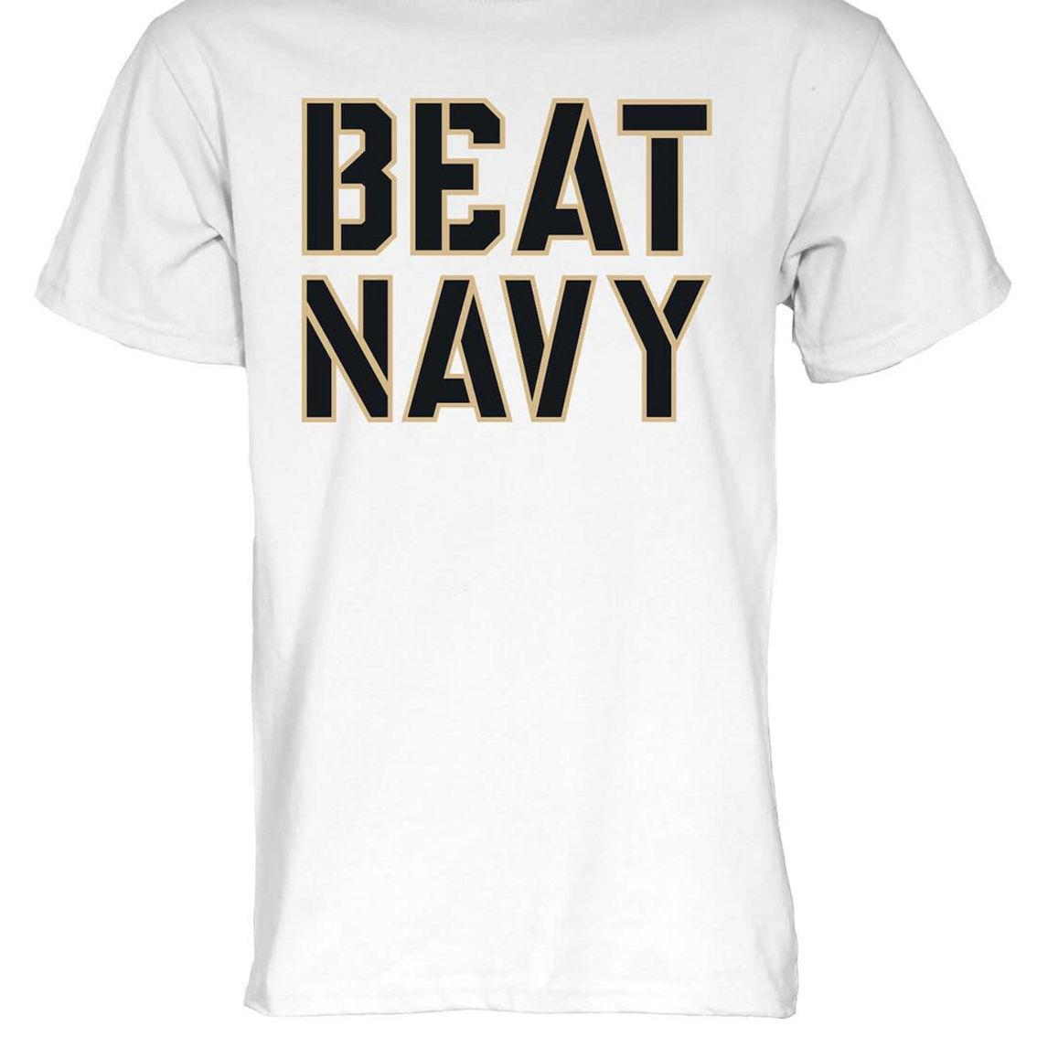 Blue 84 Men's White Army Black Knights Beat Navy T-Shirt - Image 3 of 4