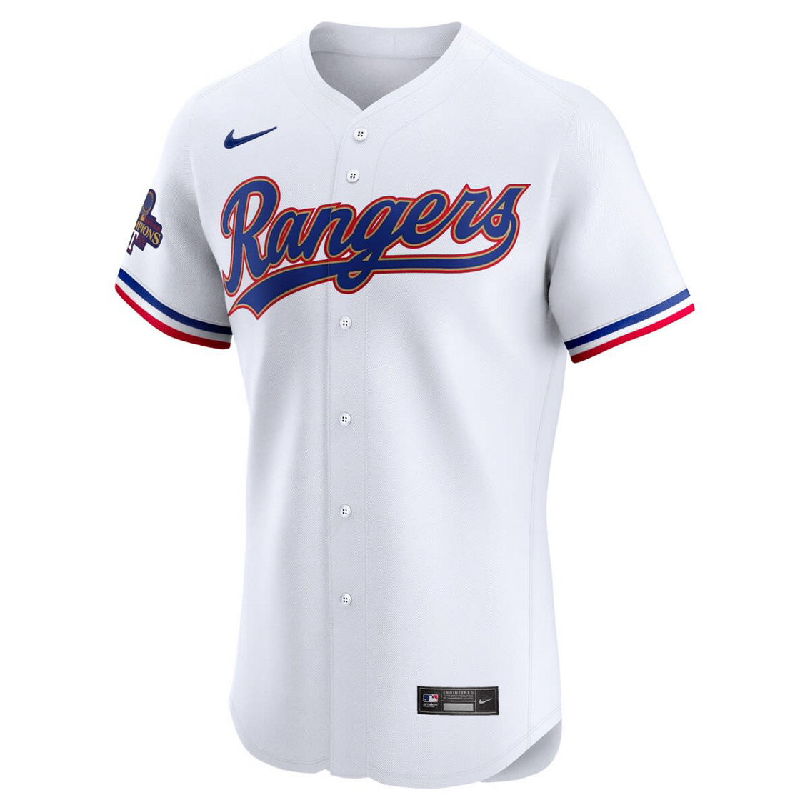 Nike Men's Josh Jung White Texas Rangers 2024 Gold Collection Elite Player Jersey - Image 3 of 4