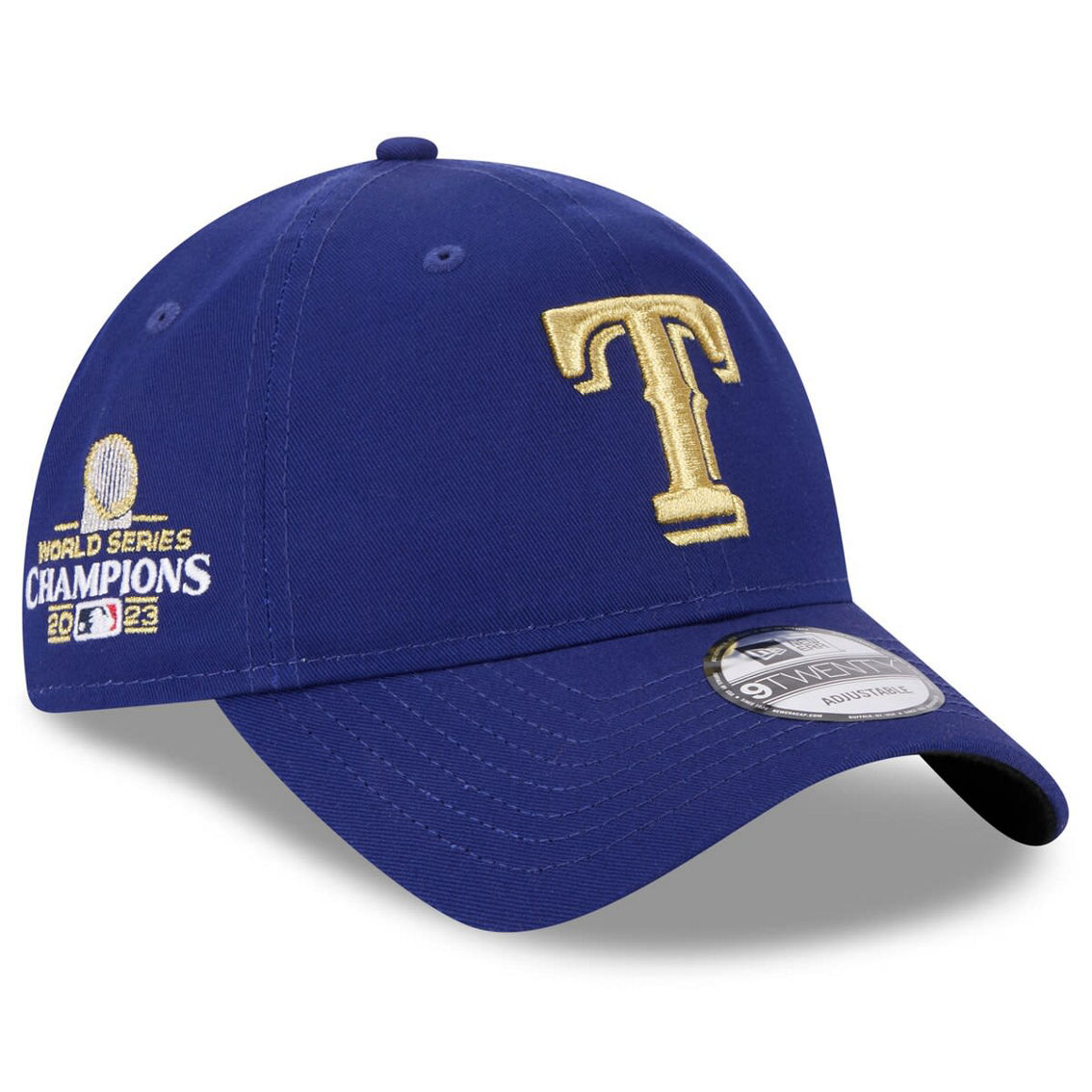 New Era Men's Royal Texas Rangers 2024 Gold Collection 9TWENTY Adjustable Hat - Image 2 of 4