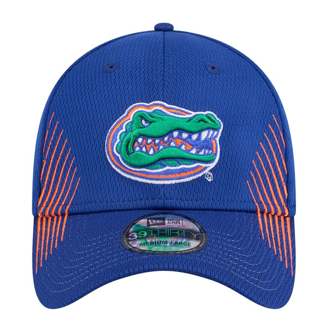 New Era Men's Royal Florida Gators Active Slash Sides 39THIRTY Flex Hat - Image 3 of 4