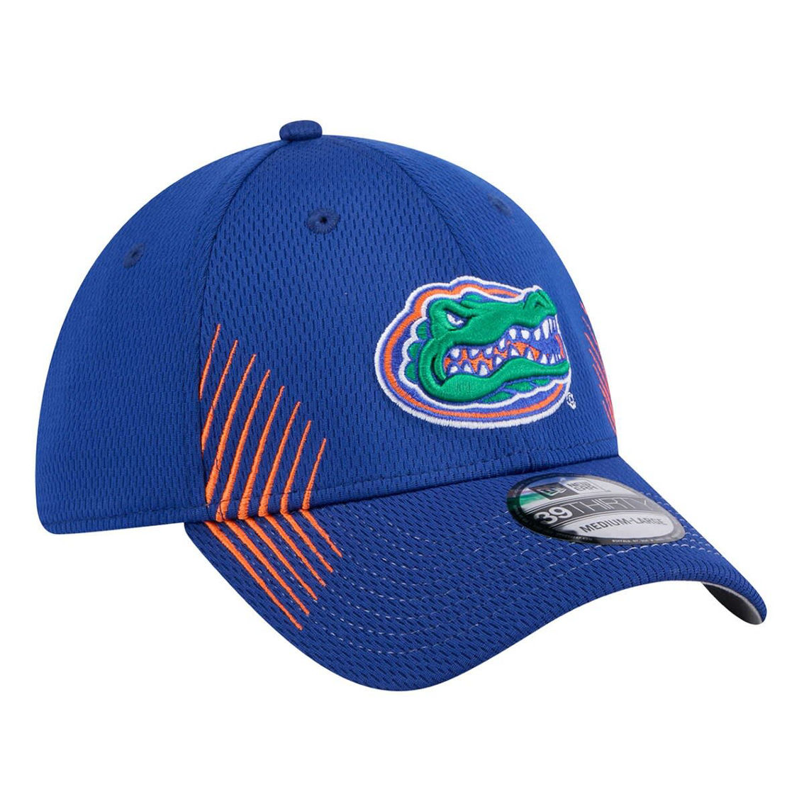 New Era Men's Royal Florida Gators Active Slash Sides 39THIRTY Flex Hat - Image 4 of 4