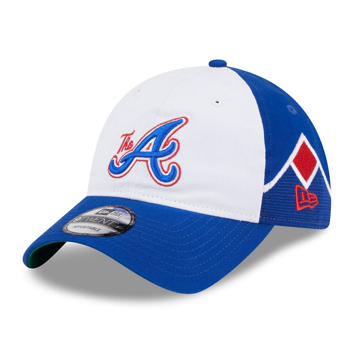 New Era Men's White Atlanta Braves City Connect Alternate 9TWENTY Adjustable Hat - Image 2 of 4