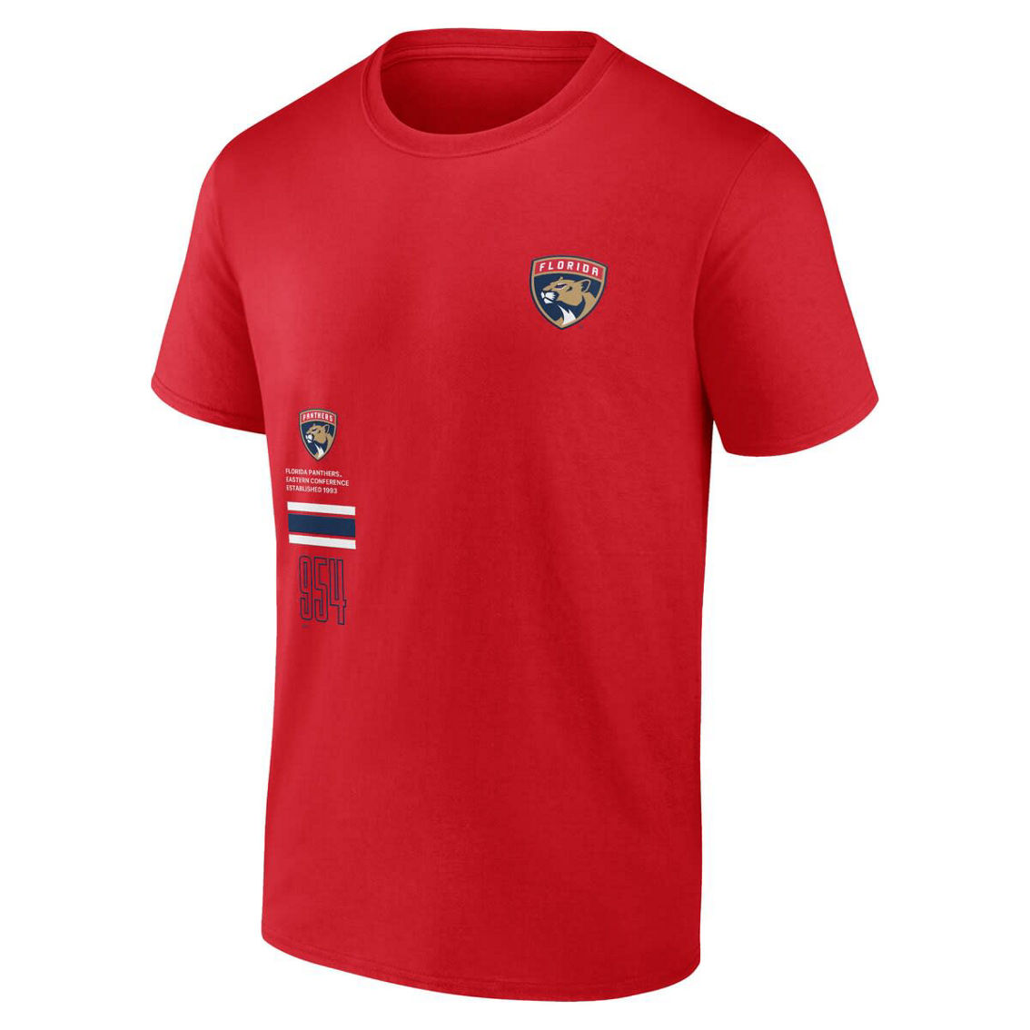 Fanatics Men's Fanatics Red Florida Panthers Represent T-Shirt - Image 3 of 4