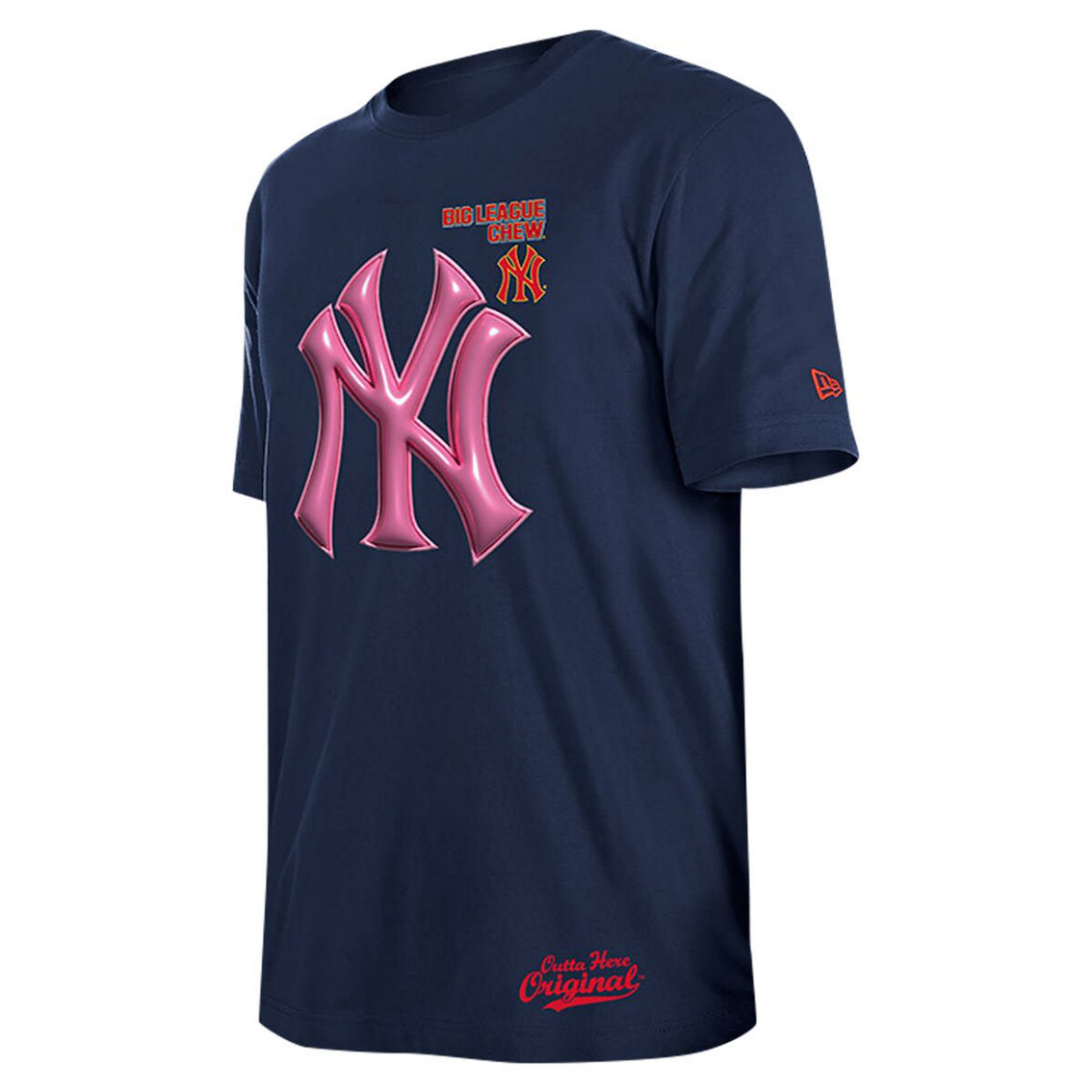 New Era Men's Navy New York Yankees Big League Chew T-Shirt - Image 3 of 4