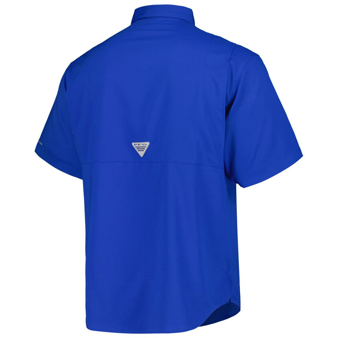 Columbia Men's Royal Texas Rangers Tamiami Omni-Shade Button-Down Shirt - Image 4 of 4