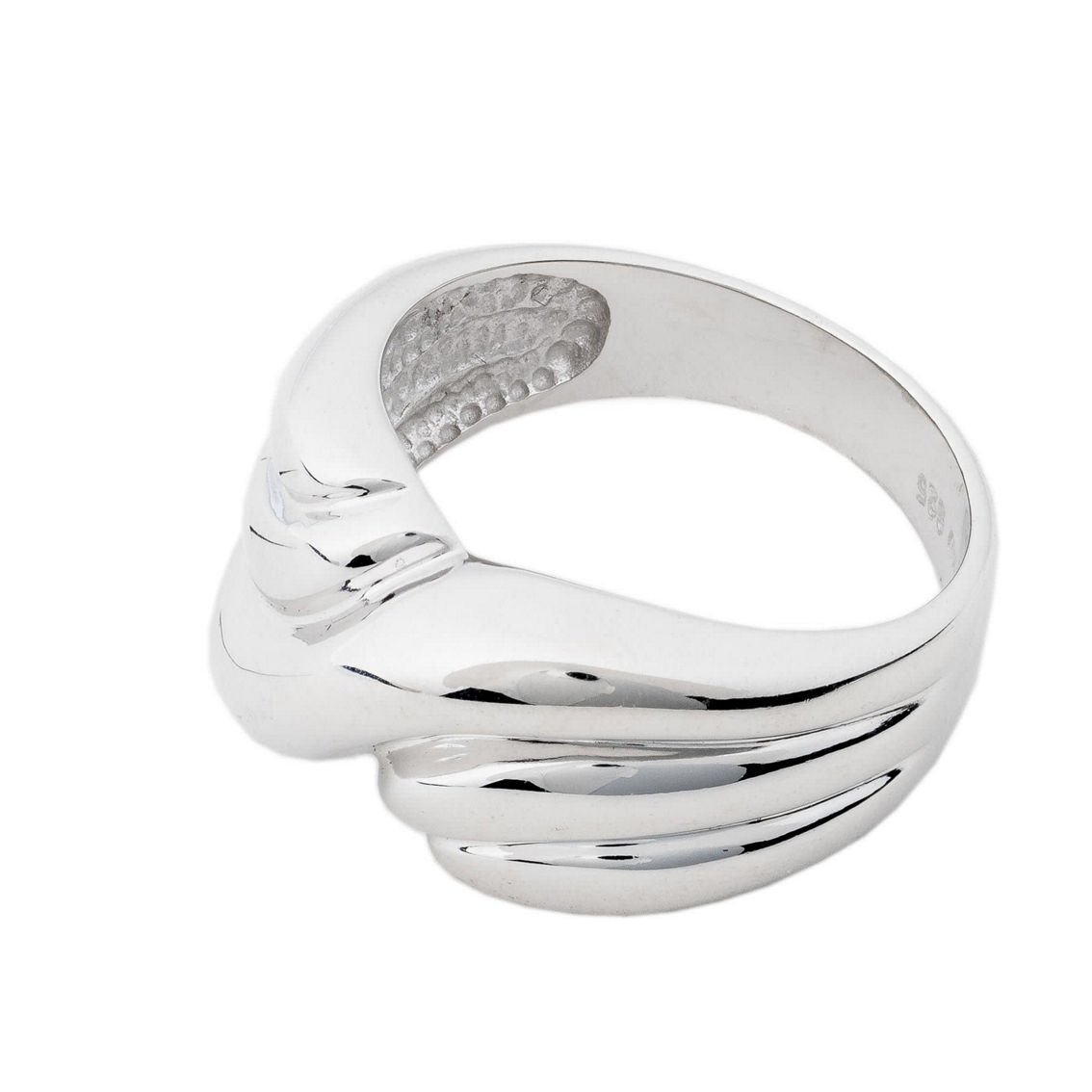 Traditions Jewelry Company Sterling Silver Wavy Dome Ring - Image 2 of 2