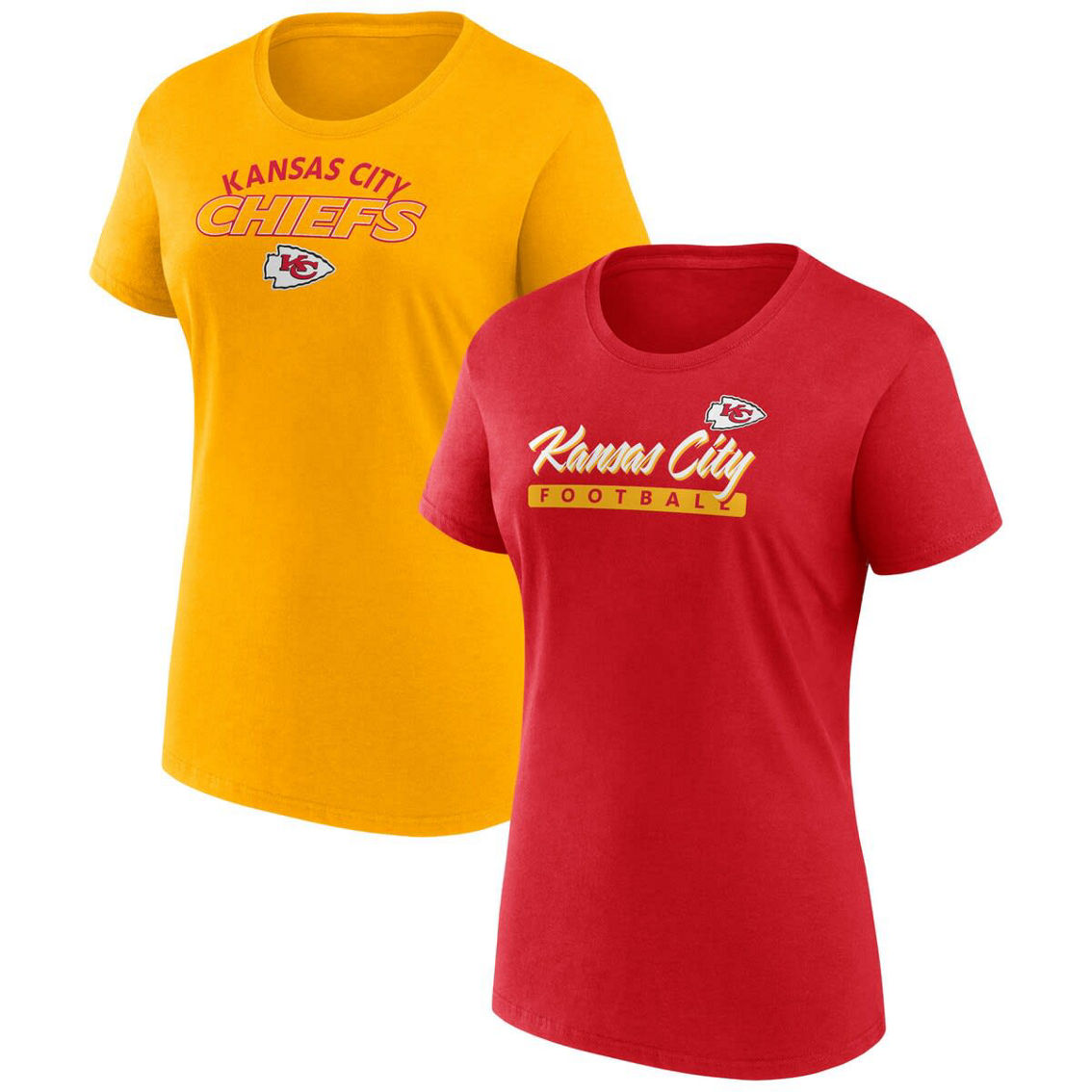 Fanatics Branded Women's Kansas City Chiefs Risk T-Shirt Combo Pack - Image 2 of 4
