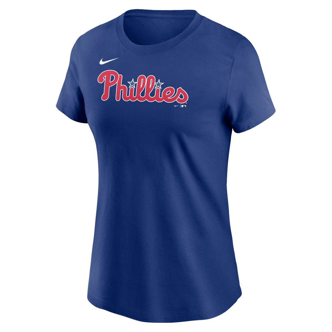 Nike Women's Royal Philadelphia Phillies Wordmark T-Shirt - Image 3 of 4
